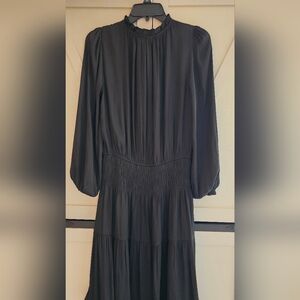 Chic Black Long Sleeve Dress